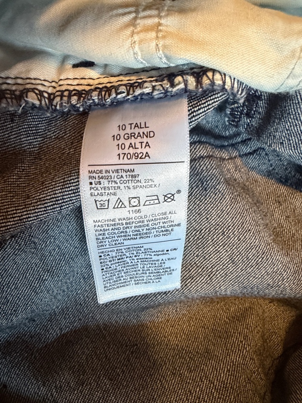 Old Navy Wow High Rise Wide Leg Dark Wash - Picture 3 of 5